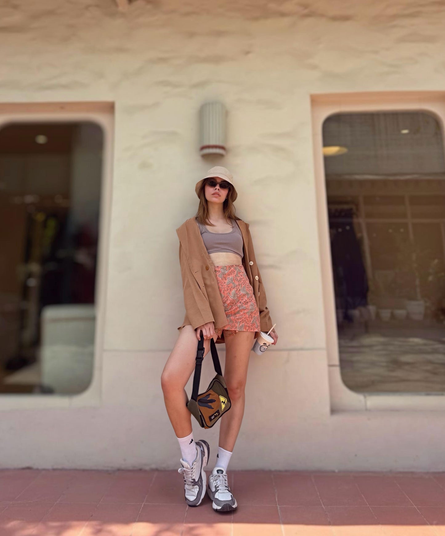 Peachy Plumline Skort
