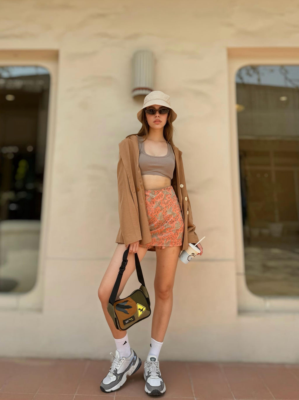 Peachy Plumline Skort